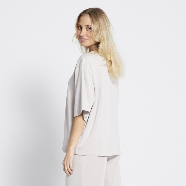 Soft lounge tee "Alyna" Light Beige